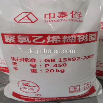 Zhongtai PVC -Paste Harz WP62GP